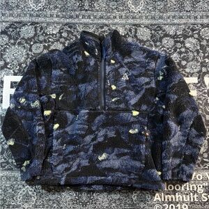 NIKE ACG FLEECE JACKET BLUE LARGE